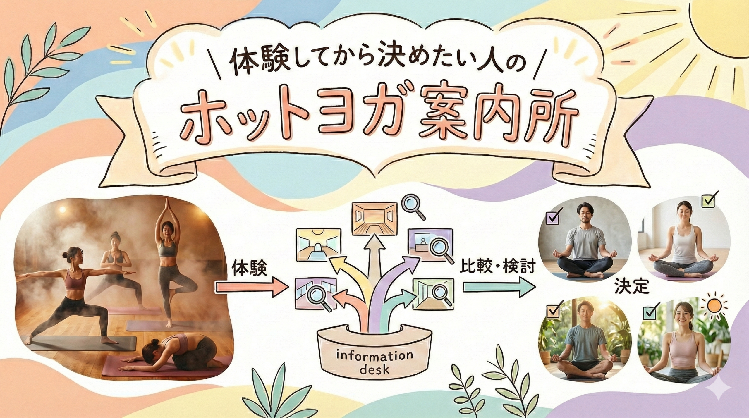 ホットヨガラバ無料体験はこちら